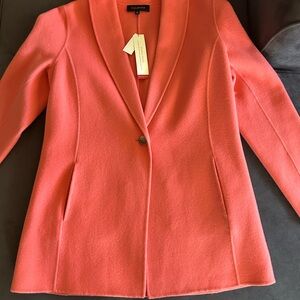 Talbots Vibrant Coral Blazer